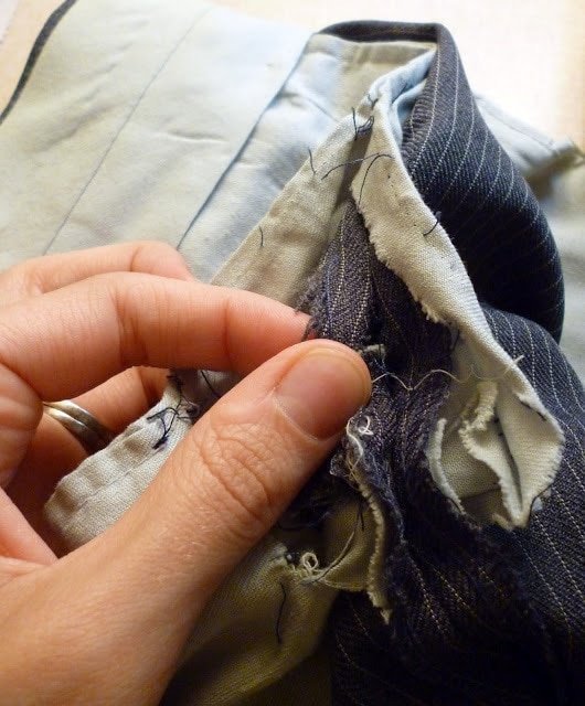 Torn Pocket Mend Tutorial