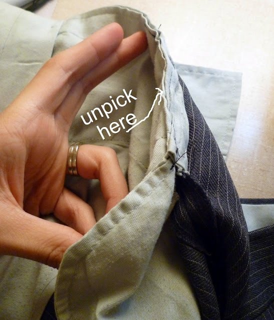 Torn Pocket Mend Tutorial