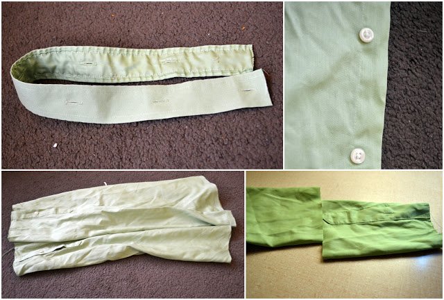 Anthropologie's Conductor Top Knock Off Tutorial: A Man's Shirt Refashion