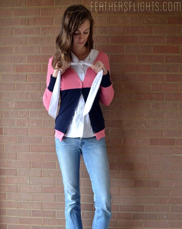 Tutorial: Color Blocked Cardigan For Stretch Yourself