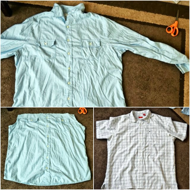 Men's Shirt Dress Refashion Tutorial