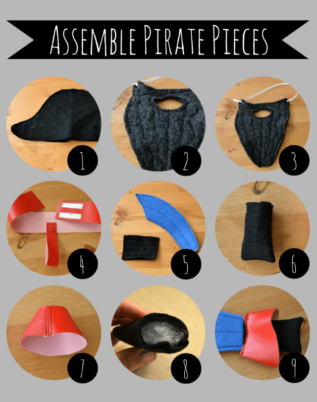 DIY Pirate Dressup Tutorial