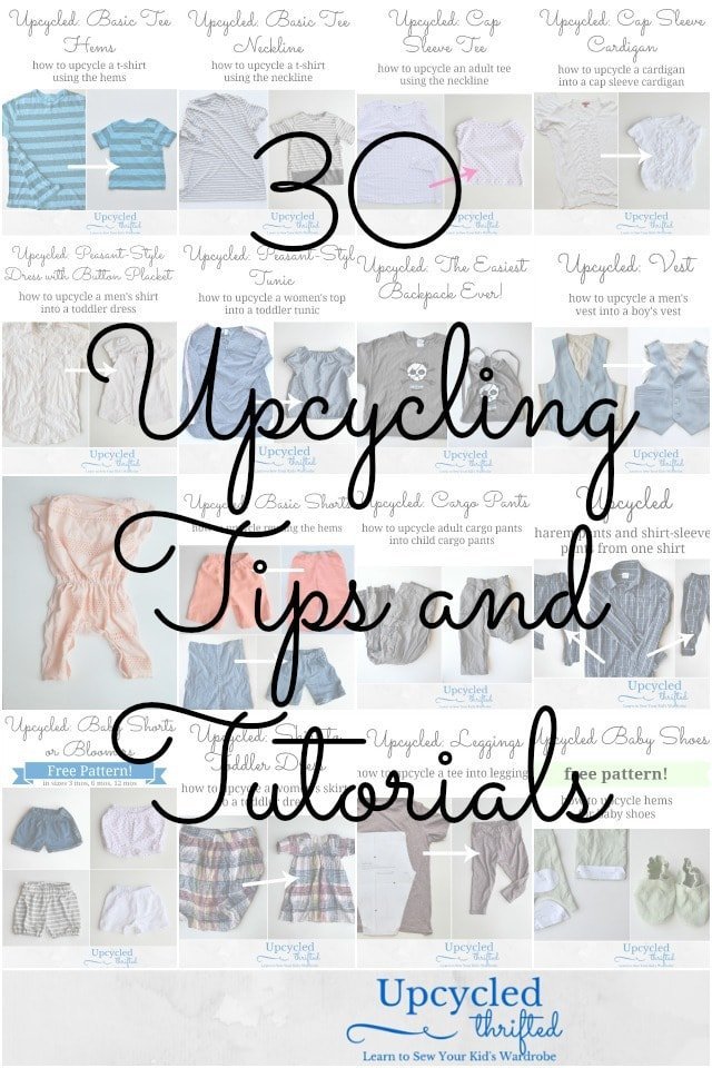 How To Upcycle: Sewing Tutorials
