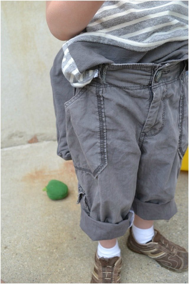 How to Upcycle: Cargo Pants to Little Boys Pants // DIY Sew