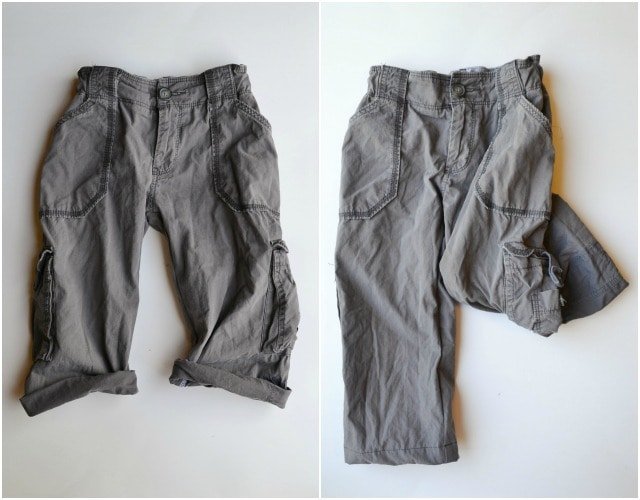 How to Upcycle: Cargo Pants to Little Boys Pants // DIY Sew