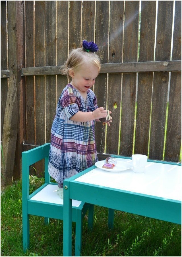 Upcycled Tutorial: How to Sew a Skirt to a Toddler Dress