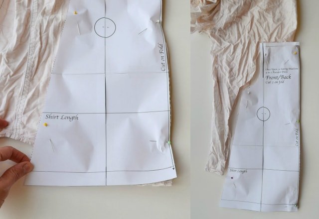 How to Upcycle: Baby Peasant-Style Dress with Button Placket // DIY Sew