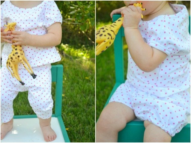 How to Upcycle: Baby Cap Sleeve Tee Neckline // DIY Sew