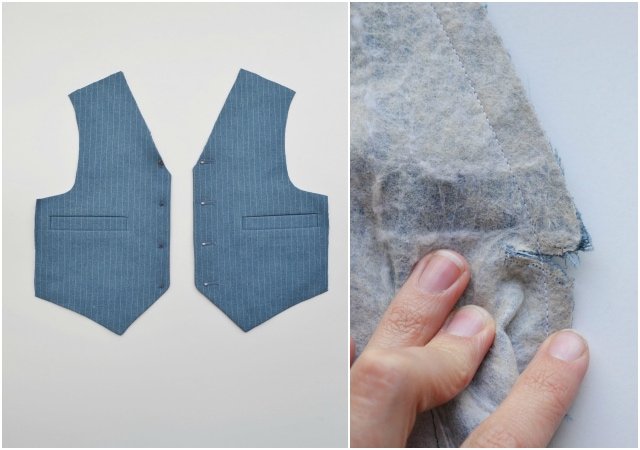 How to Upcycle: Little Boy Vest // DIY Sew