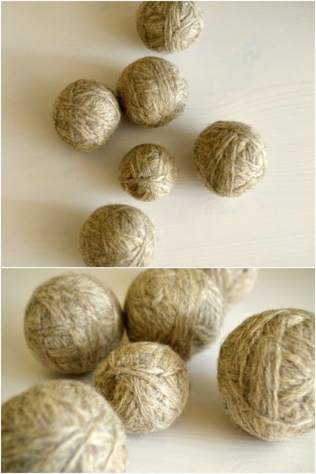 How to Make Felt Dryer Balls // DIY Felt Dryer Balls