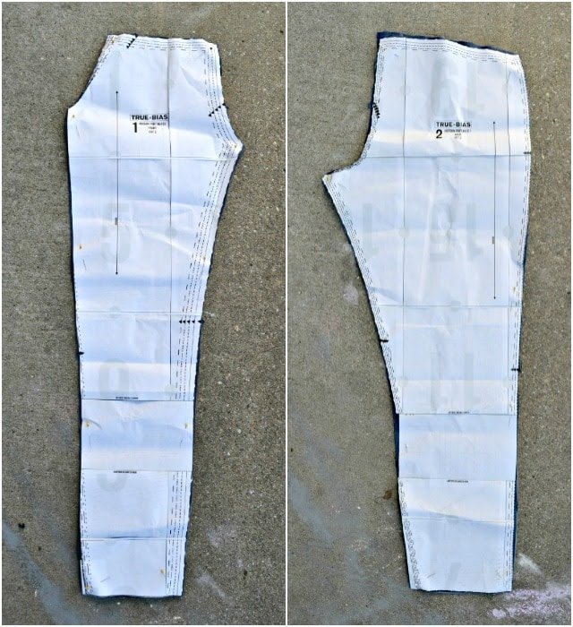 How to Make Denim Joggers Using the Hudson Pants Pattern