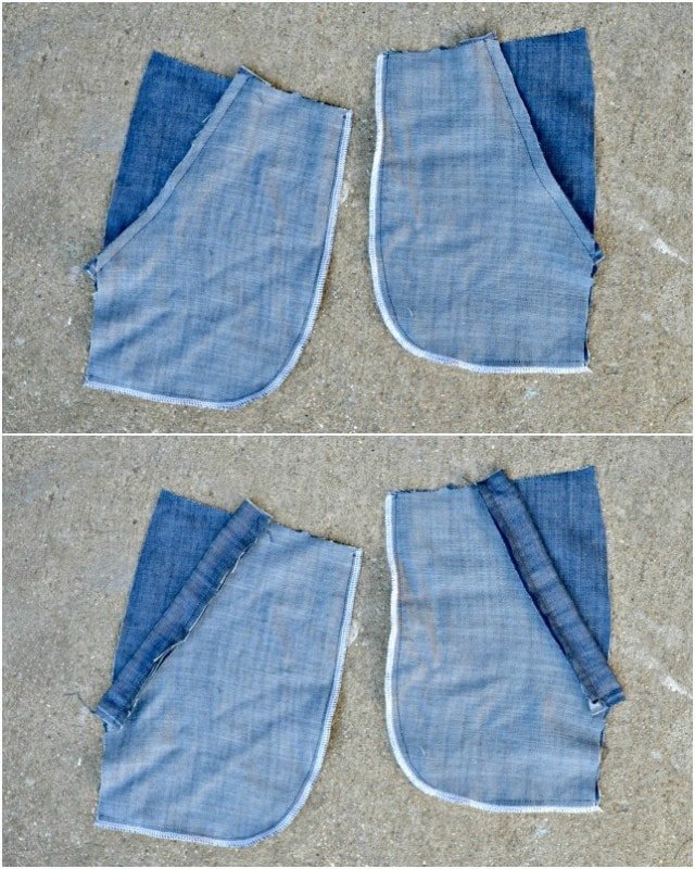 How to Make Denim Joggers Using the Hudson Pants Pattern