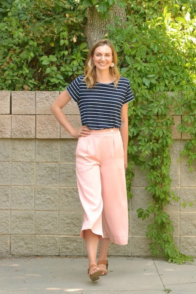 Me Made: DIY Pink Tencel Flint Pants // Sew