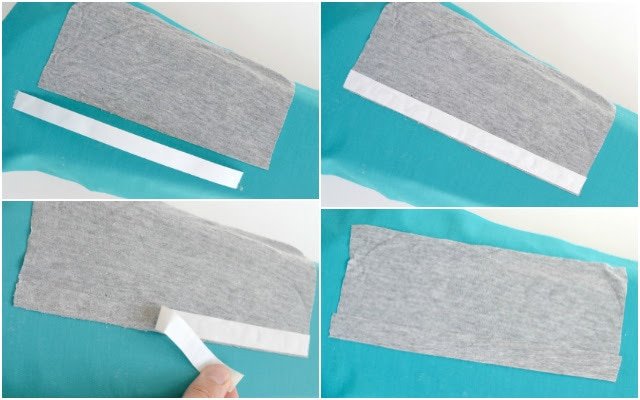 how to hem knit fabric with hem tape