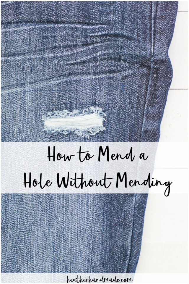 how to mend a hole without mending