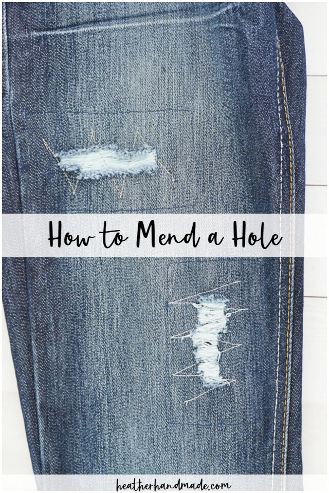 mend a hole without mending