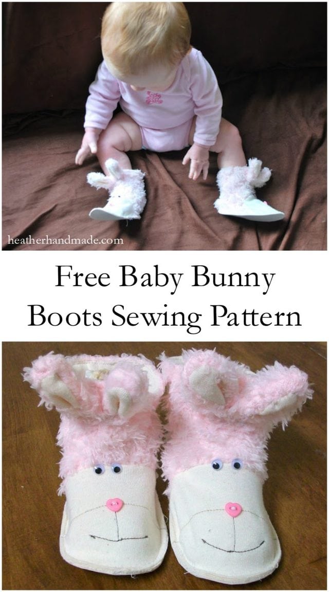 FREE PATTERN: Baby Bunny Boots