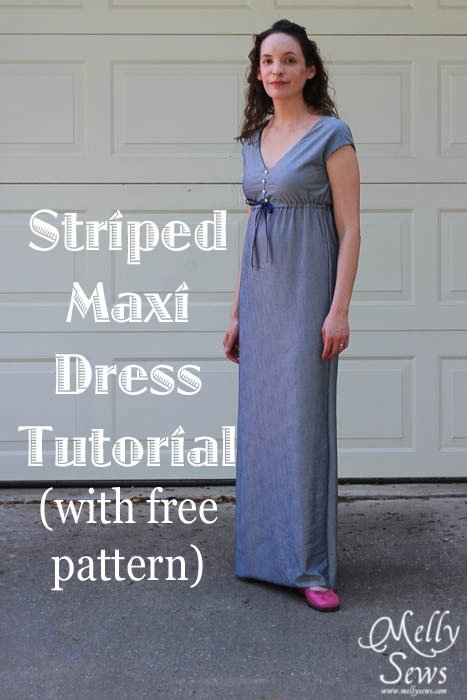 19 Free Maxi Dress Patterns // heatherhandmade.com