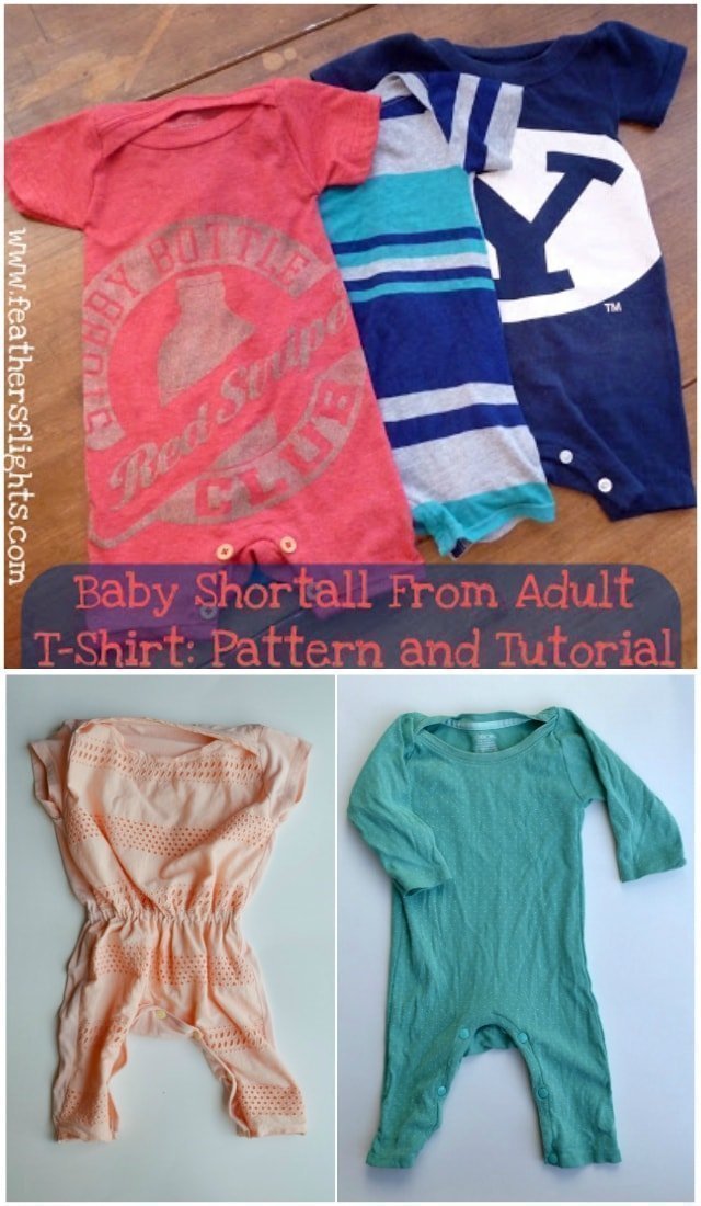 Make a Baby Romper Pattern From a T-Shirt