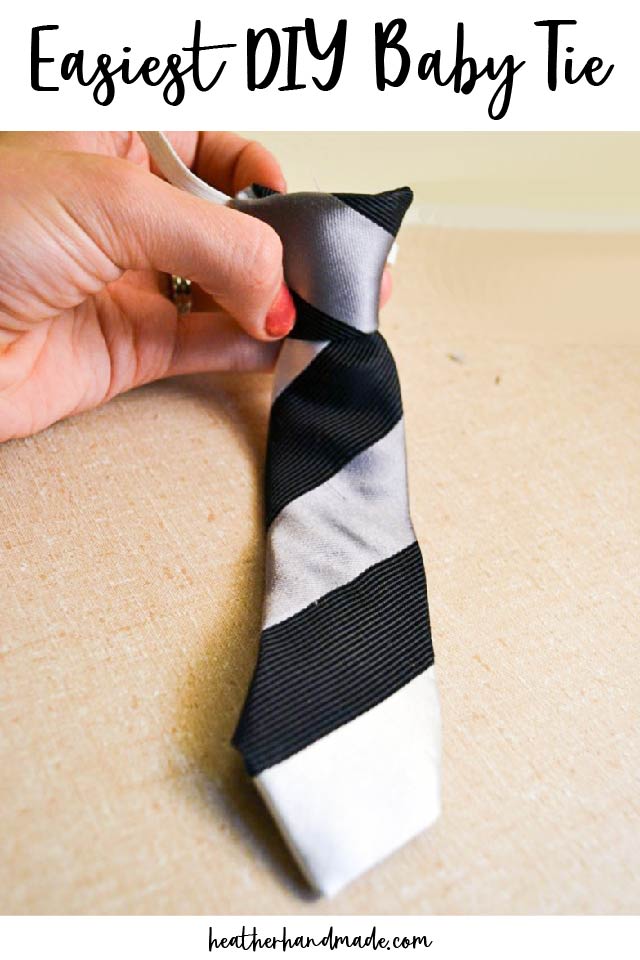 Easiest DIY Baby Tie