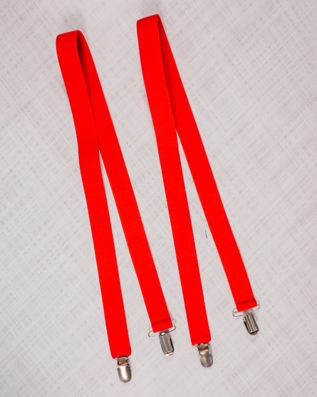 sew clips to elastic ends