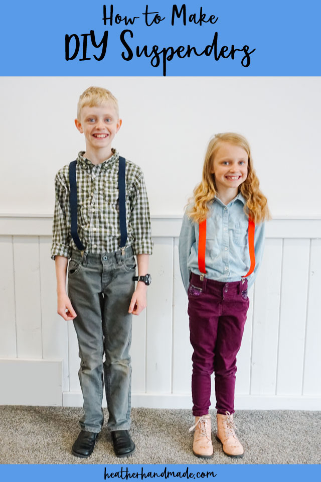 Easy Suspenders Sewing Tutorial