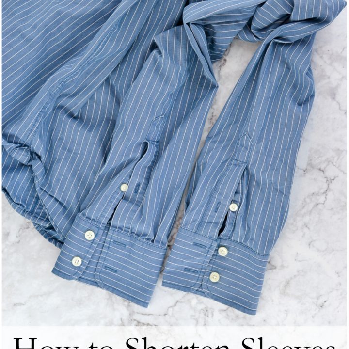 How to Shorten Sleeves // heatherhandmade.com