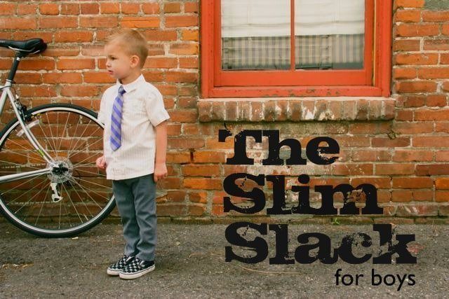 slim slacks for boys refashion