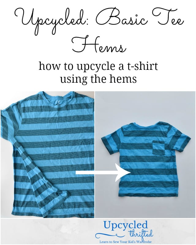 How to Upcycle T-Shirt Hems