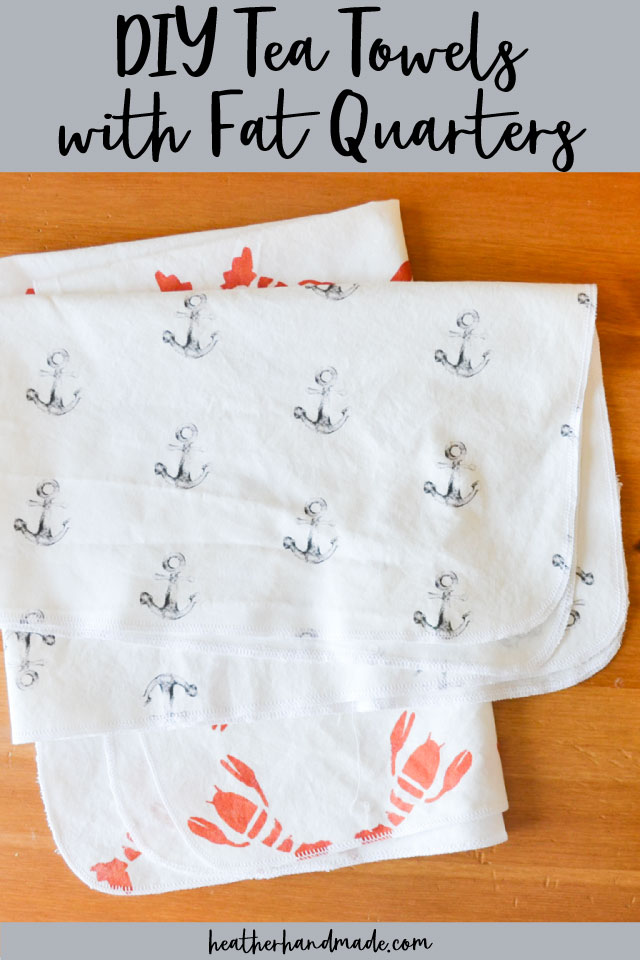 fat quarter tea towel