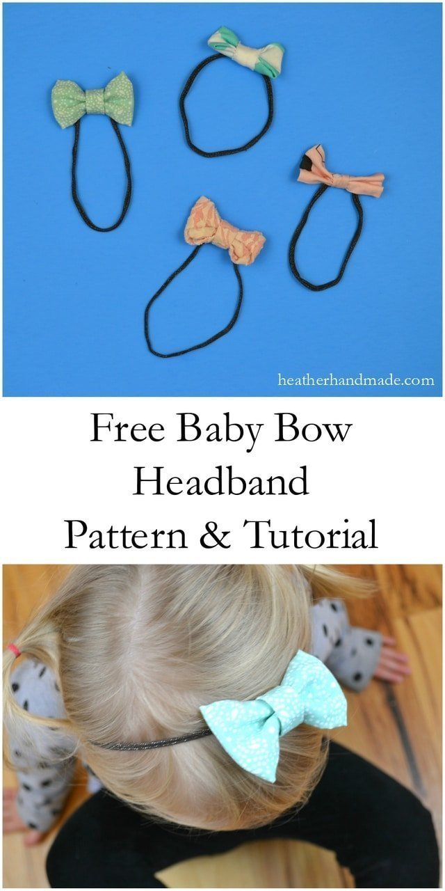 TUTORIAL: Simple Baby Headbands // Sewn and No-Sew
