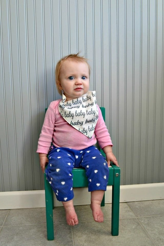 diy baby bandana bib pattern