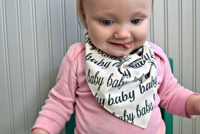 free baby bandana bib pattern