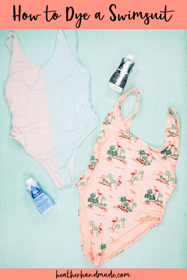 How to Dye a Swimsuit Heather Handmade