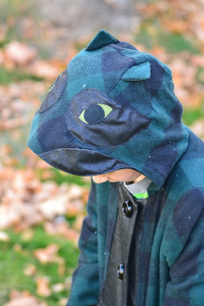 Boy Sewing: Boy Lizard Coat