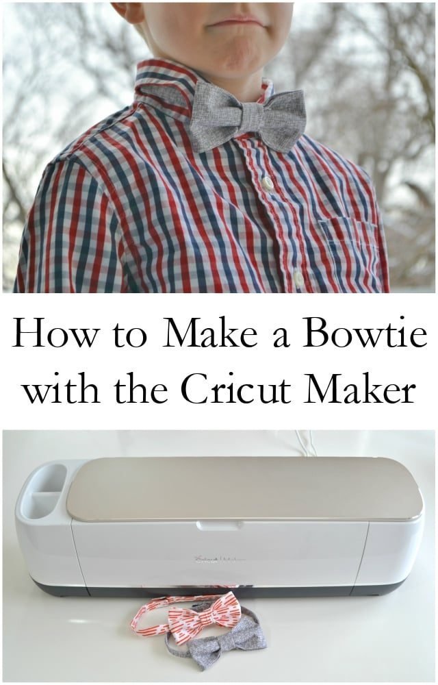 How to Make a Bowtie with the Cricut Maker - heatherhandmade.com