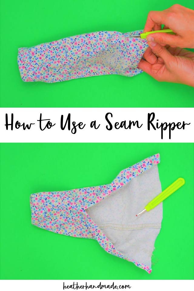 How to Use a Seam Ripper: 3 Ways to Open a Seam