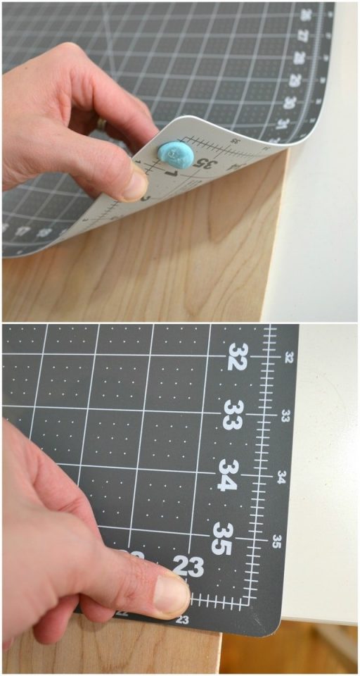 DIY Portable Tabletop Cutting Mat // heatherhandmade.com