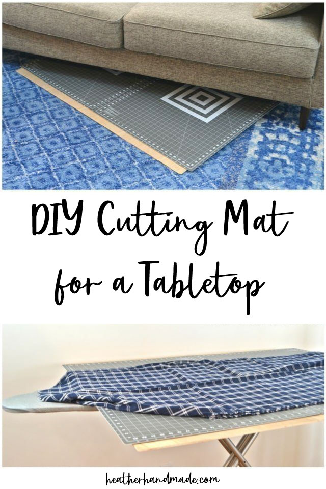 diy cutting mat for a tabletop