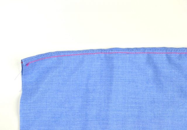 understitch a straight seam