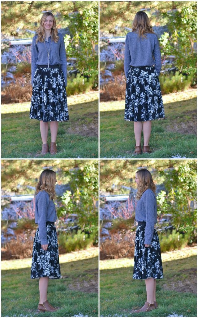Easy Circle Skirt Tutorial and Free Sewing Pattern // heatherhandmade.com
