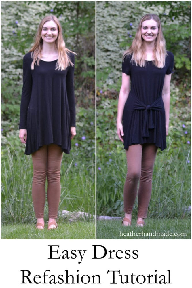 Easy Dress Refashion Tutorial