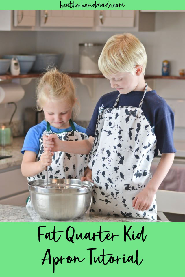 Fat Quarter Kid Apron Tutorial