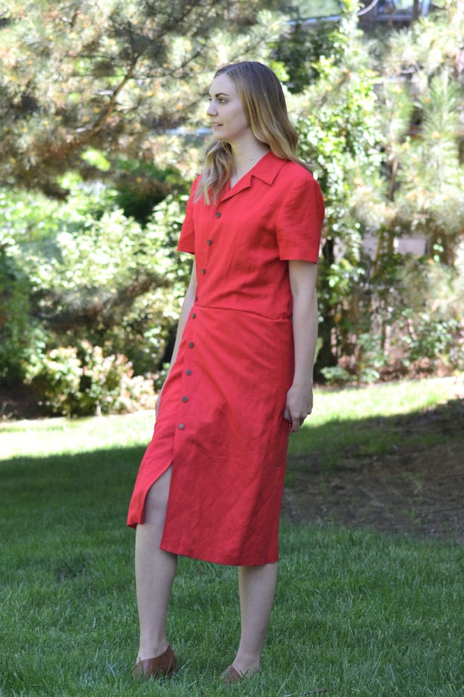 Vintage Dress Refashion Tutorial // heatherhandmade.com