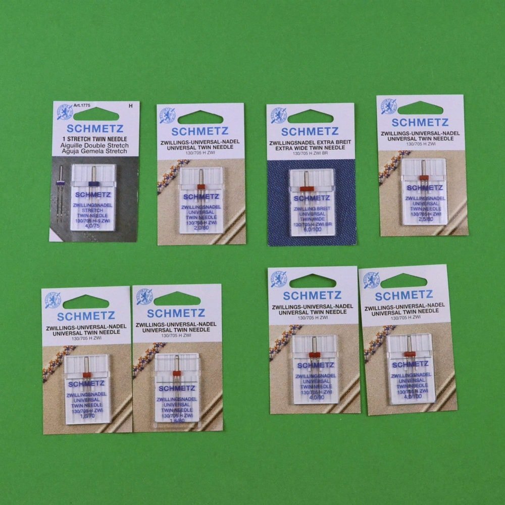 Aiguille Double Stretch Institution – 75/4, Compatible Toutes Machines à Coudre, Idéale Pour Les Tissus élastiques !