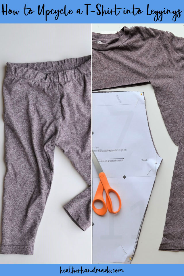 How to Upcycle a T-Shirt into Leggings