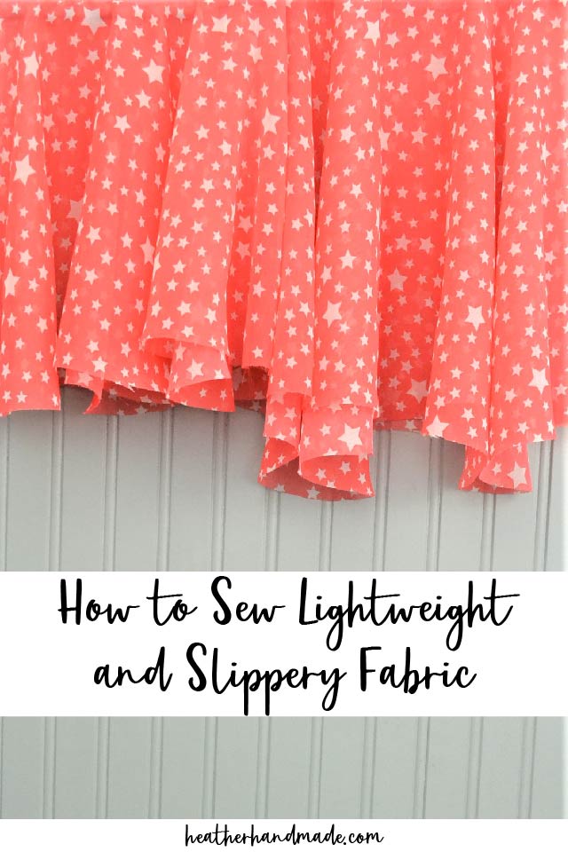 How to Sew with Sheer Fabric 