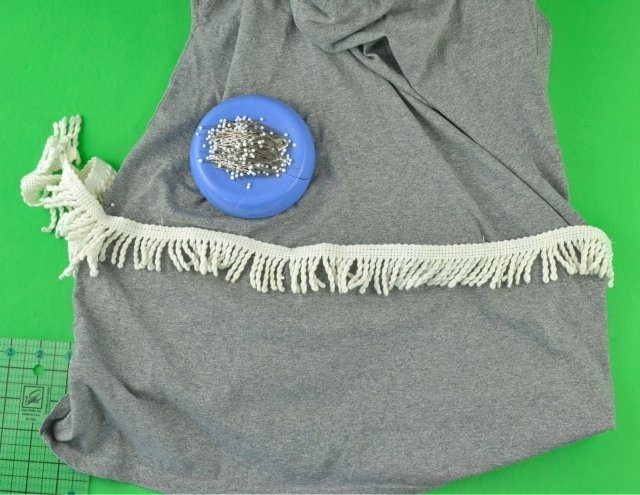 Fringe Tee Refashion Tutorial // heatherhandmade.com