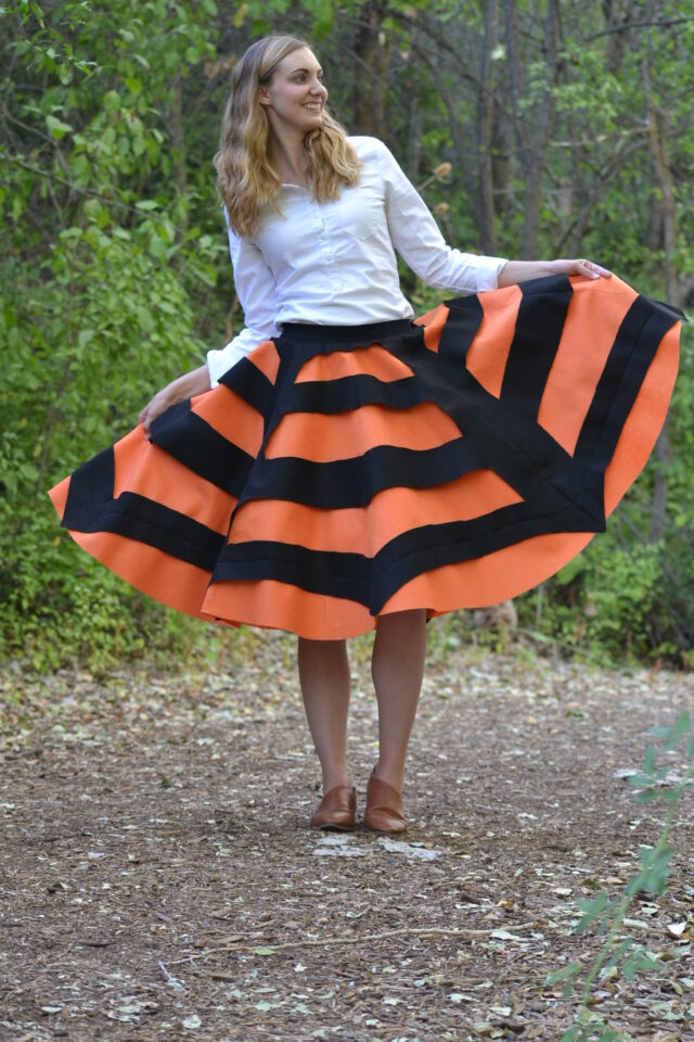 DIY Spider Web Skirt: Easy Halloween Skirt