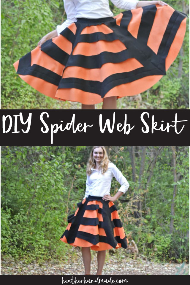 DIY Spider Web Skirt